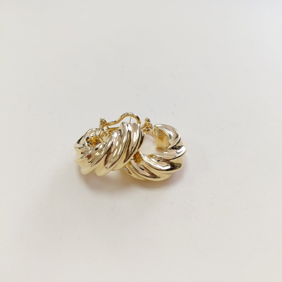 ARETES PAR ORO 14 K 6.5 GRMS (SEMINUEVO)