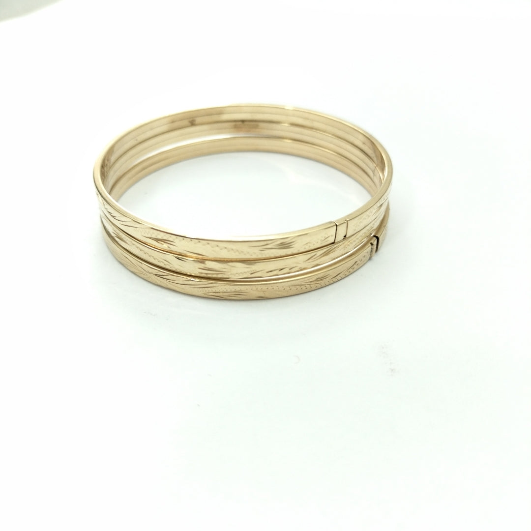 PULSERA RIGIDA ORO 10 K 14.3 GRMS (SEMINUEVO)