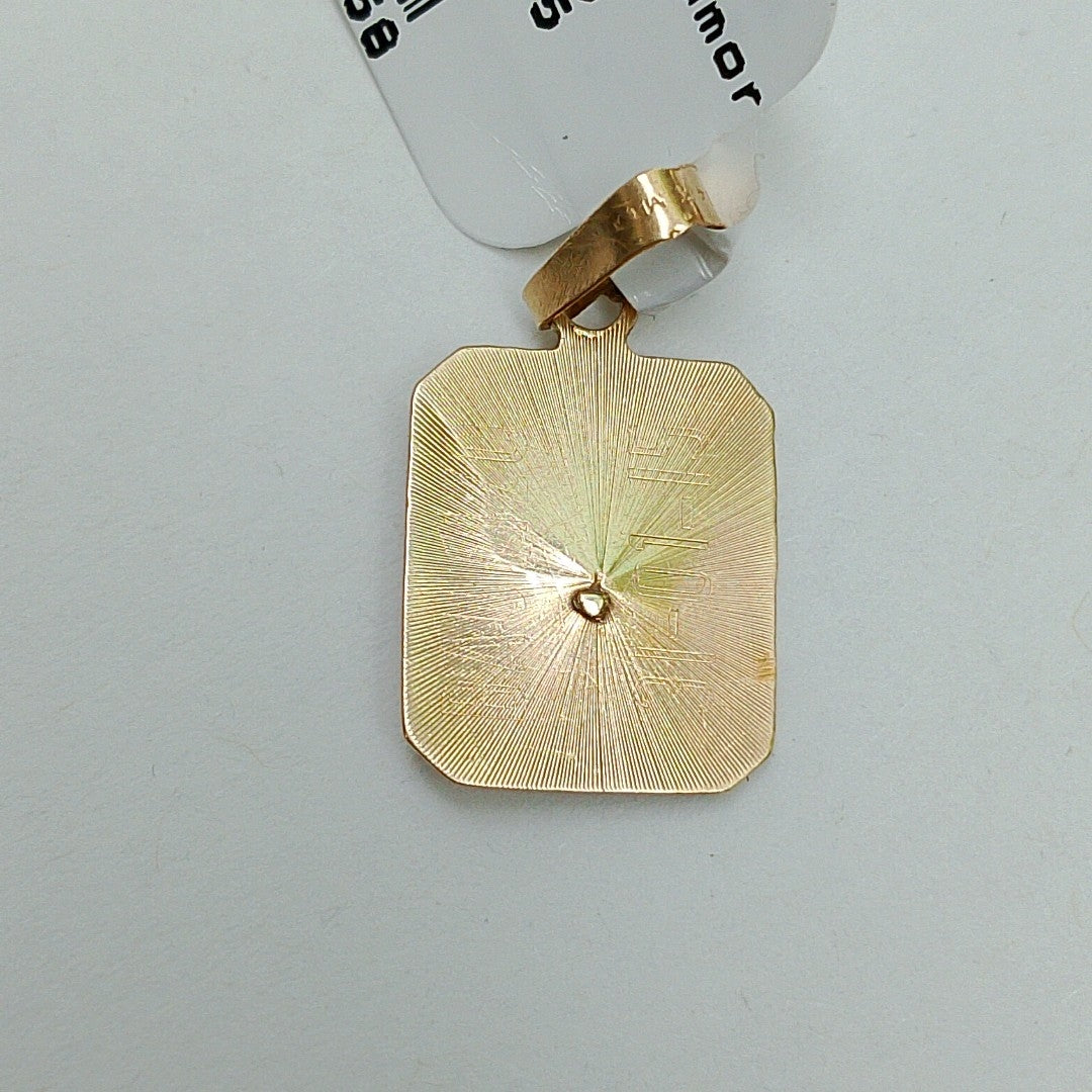 K1 1,00 GRMS 14 K ESPECIFICACIONES COMPLEMENTARIAS MEDALLA RELIGIOSA CUADRO ROST (SEMINUEVO)