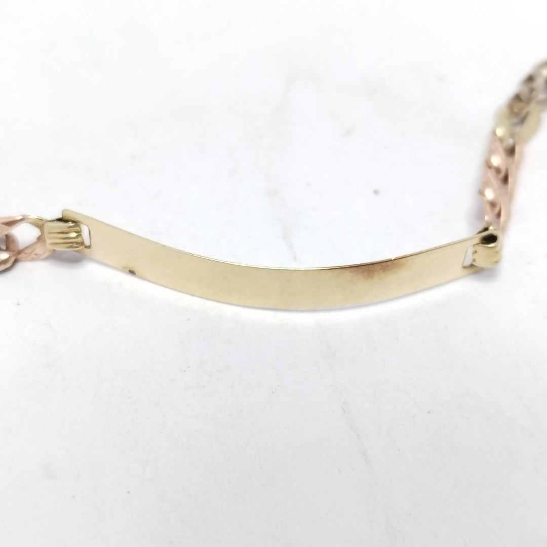 ESCLAVA ORO, ORO COMBINADO 14 K 3.9 GRMS (SEMINUEVO)