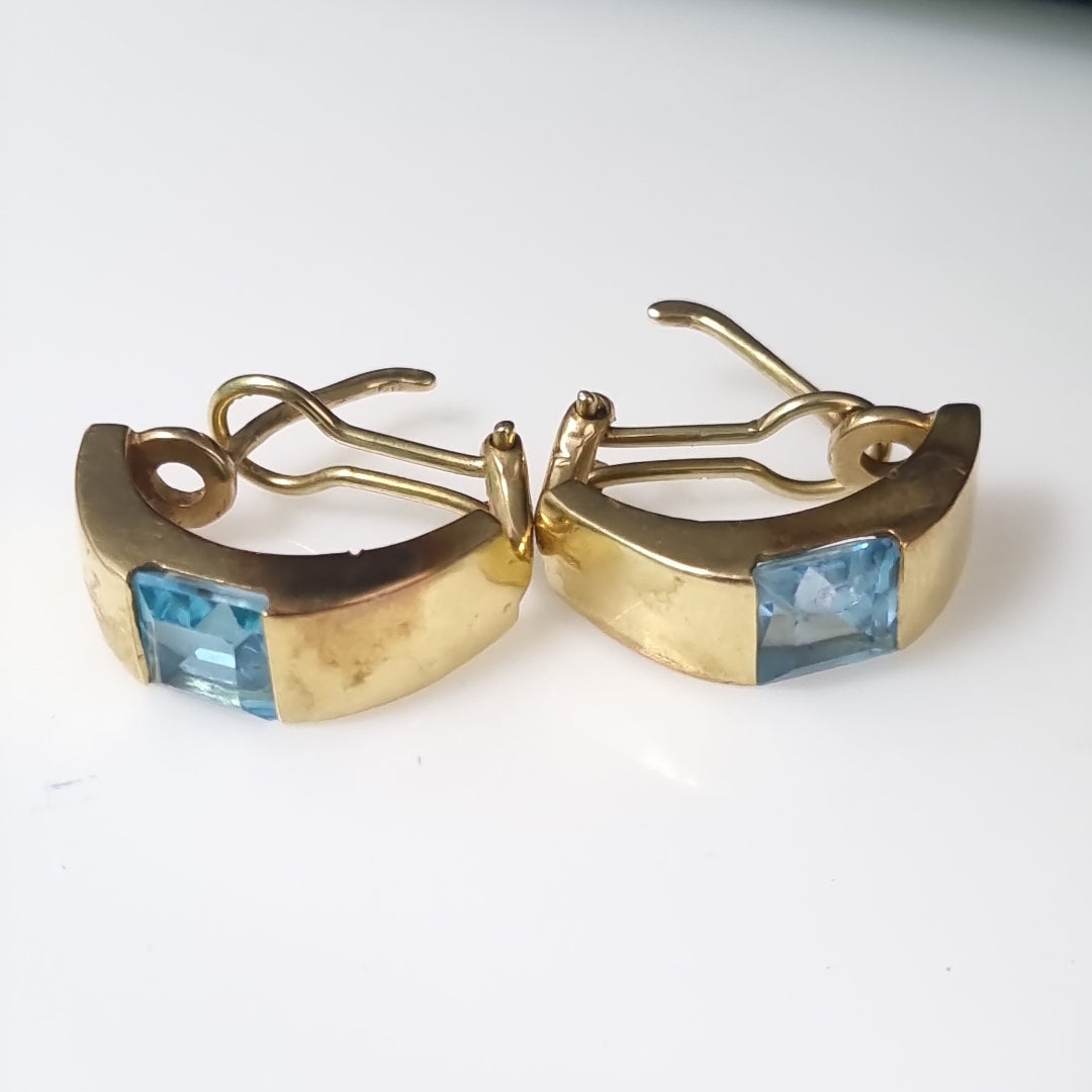 ARETES PAR ORO 14 K 8.1 GRMS (SEMINUEVO)