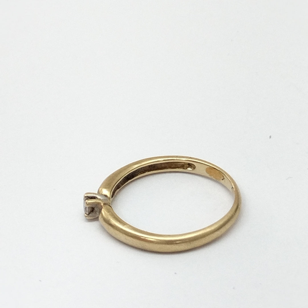 K1 2,60 GRMS 14 K ESPECIFICACIONES COMPLEMENTARIAS SOLITARIO CON CIRCONIA (SEMINUEVO)