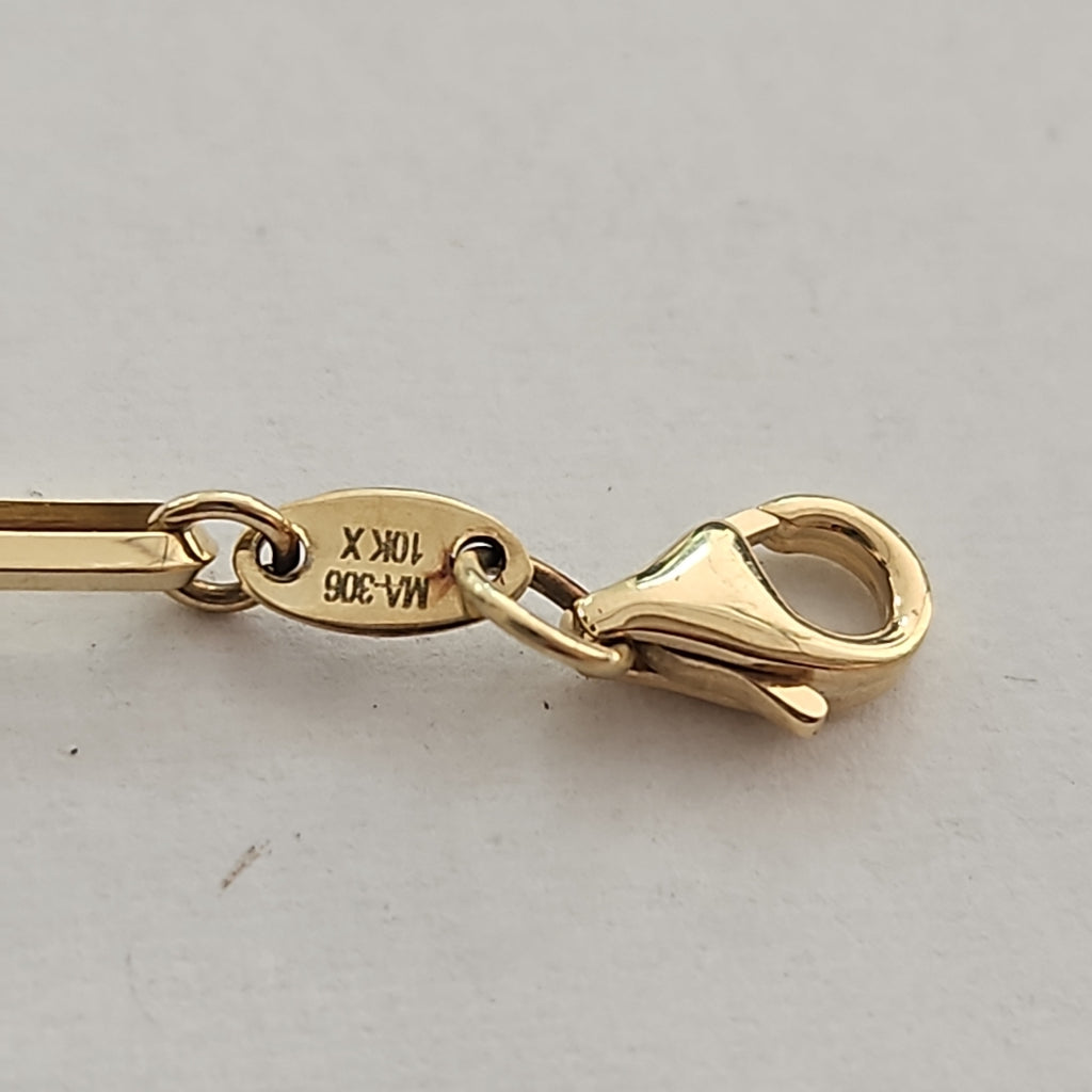 PULSERA ORO, ORO COMBINADO 10 K 3.6 GRMS (SEMINUEVO)