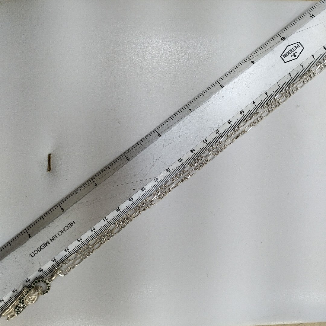 CADENA, DIJE PLATA 9.5 GRMS (SEMINUEVO)