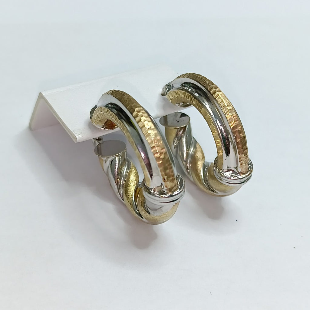 K1 7,50 GRMS 14 K ESPECIFICACIONES COMPLEMENTARIAS ARRACADAS DE ORO COMBINADO (SEMINUEVO)