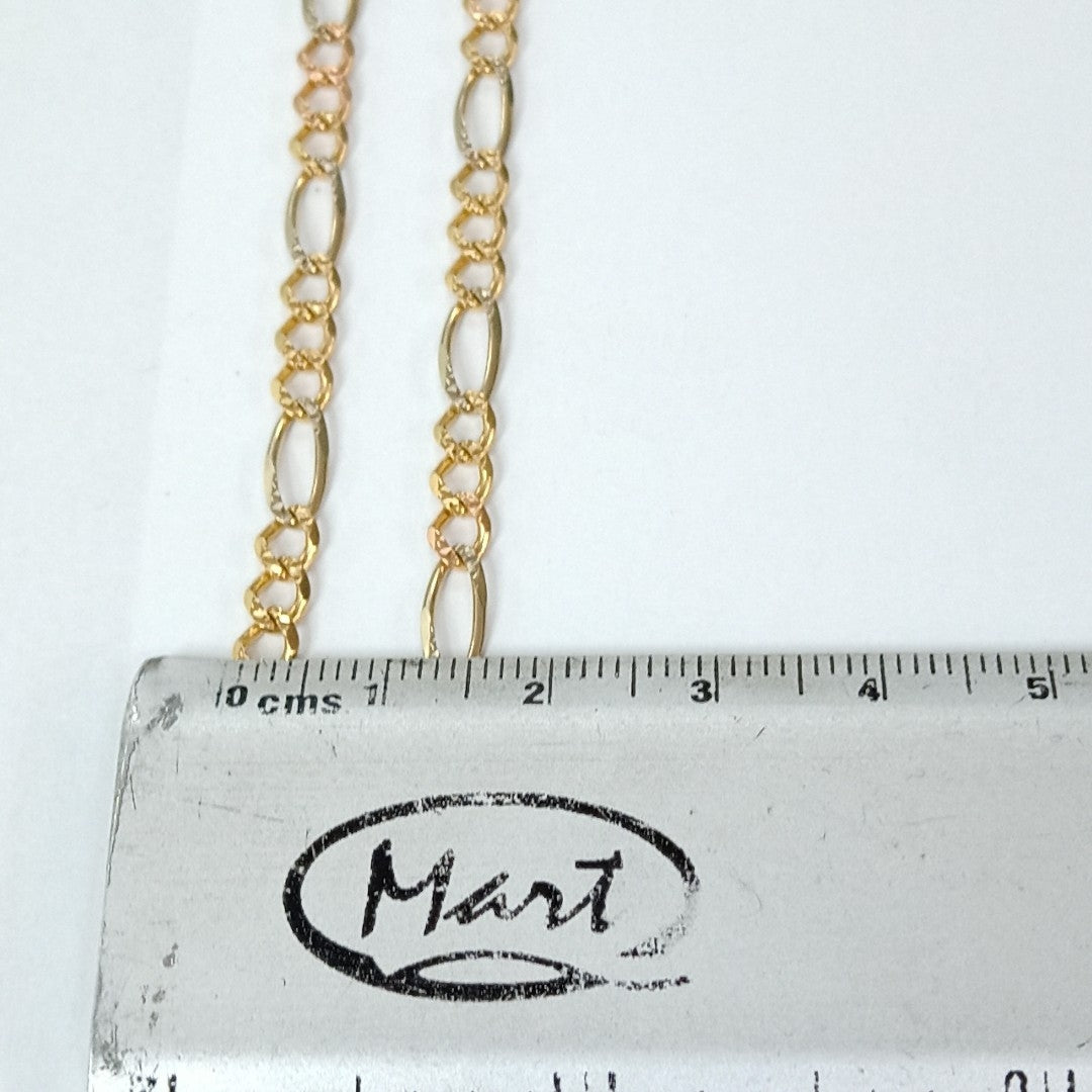 K1 11,50 GRMS 10 K ESPECIFICACIONES COMPLEMENTARIAS CADENA CARTIER ORO COMBINAD (SEMINUEVO)