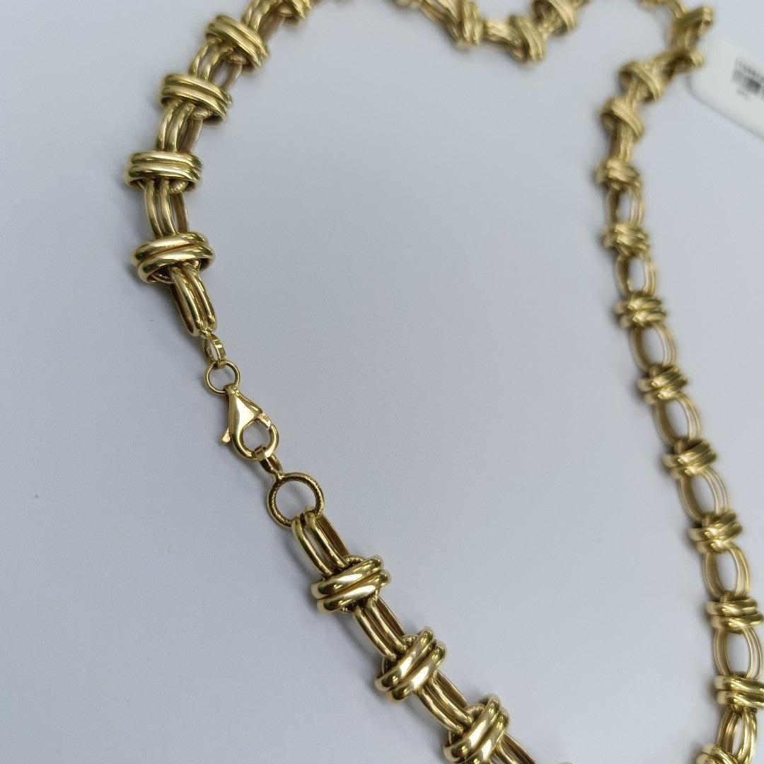 CADENAS ESPECIAL ORO 14K 17.5 (NUEVO)