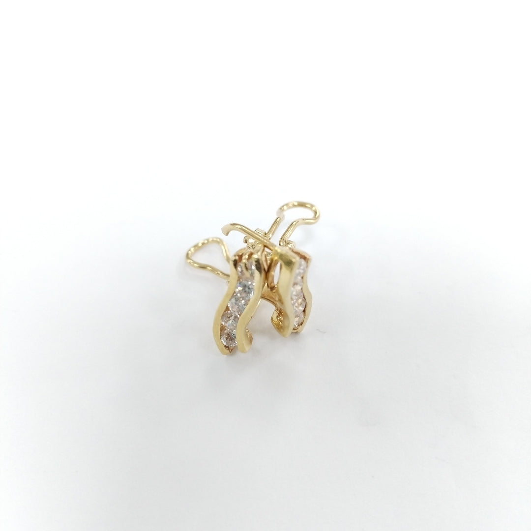 ARETES PAR ORO 14 K 4.1 GRMS (SEMINUEVO)