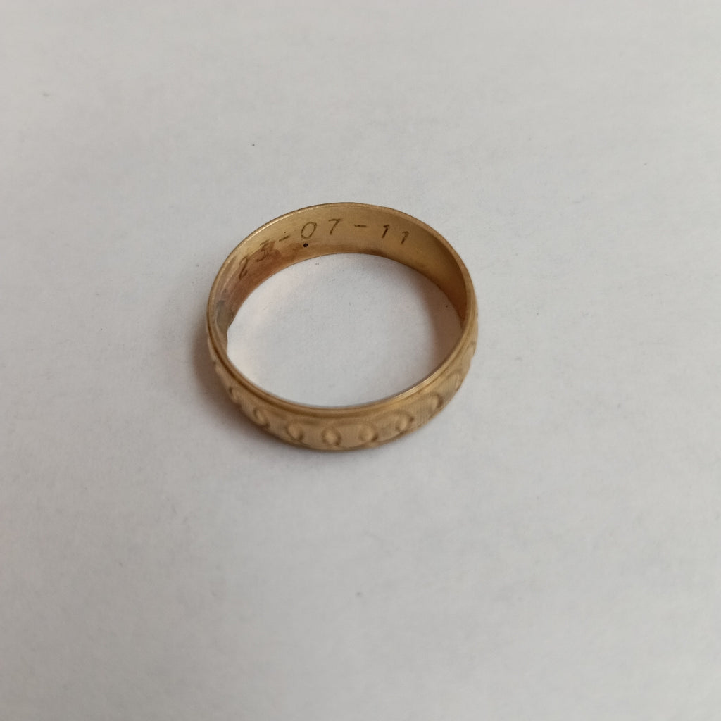 ARGOLLA ORO 10 K 2.1 GRMS (SEMINUEVO)