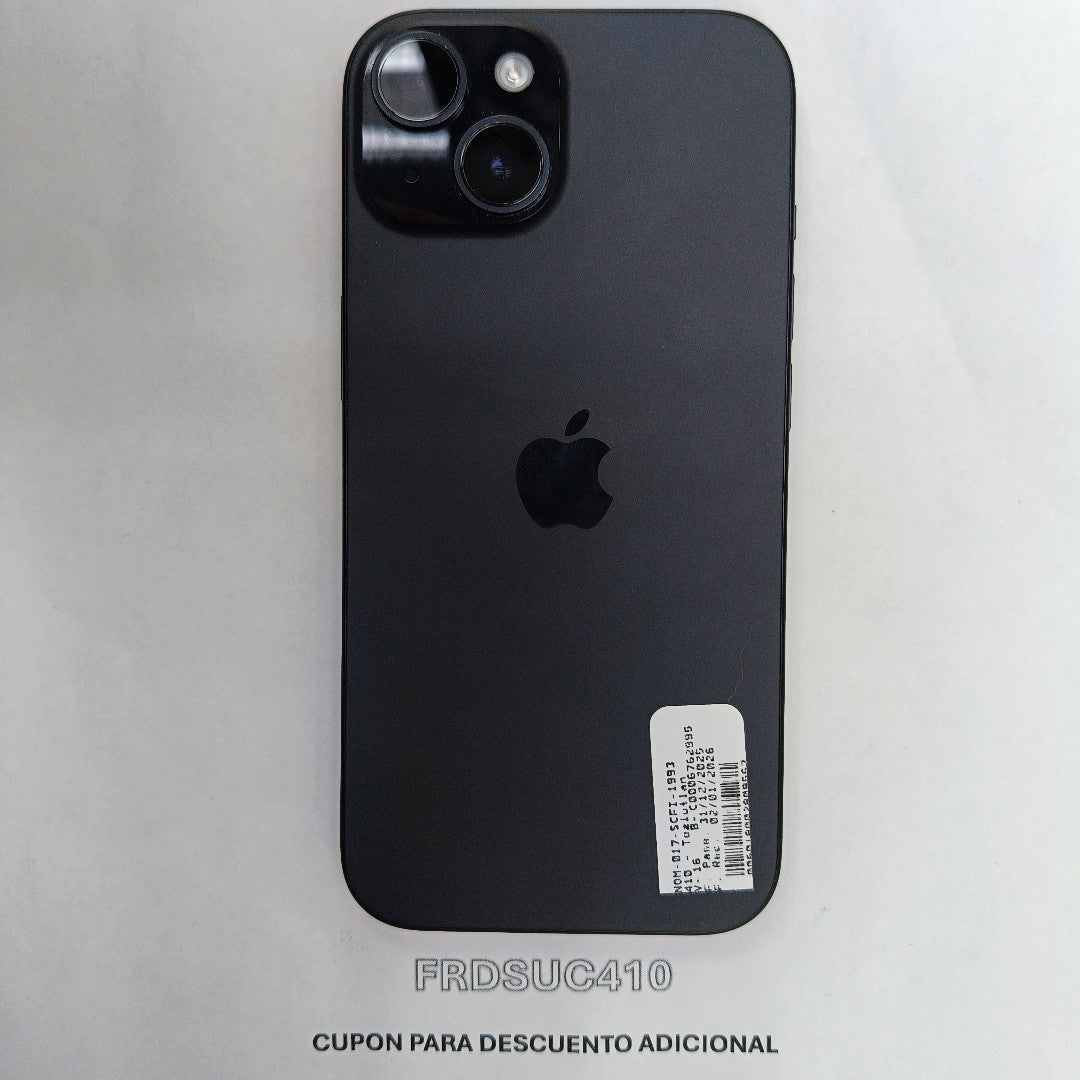 CELULAR APPLE IPHONE 15 A3090 128 GB 6 GB RAM (SEMINUEVO)