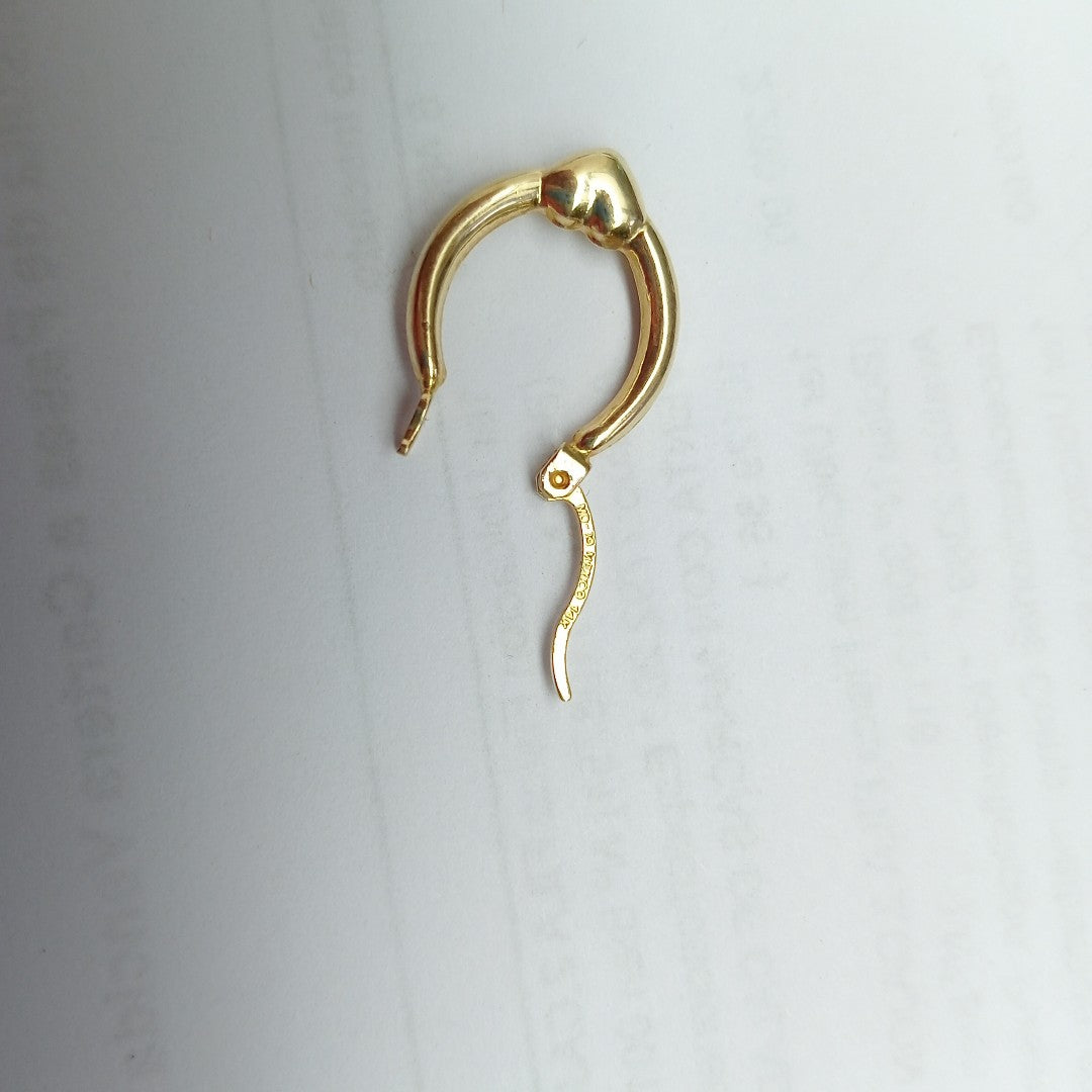 ARRACADAS PAR ORO 14 K 1,50 GRMS (SEMINUEVO)