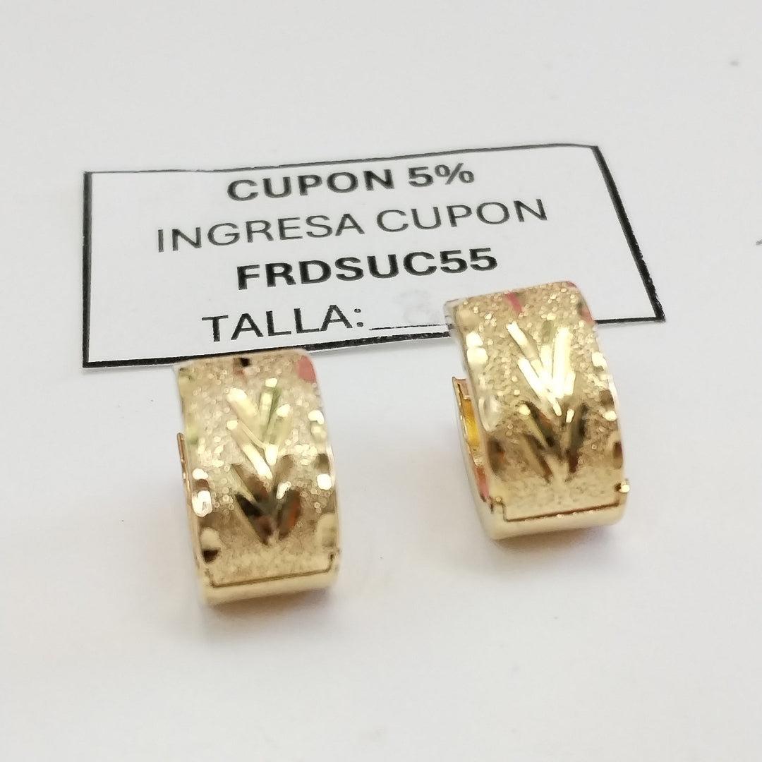 ARETES PAR ORO 14 K 3.3 GRMS (SEMINUEVO)