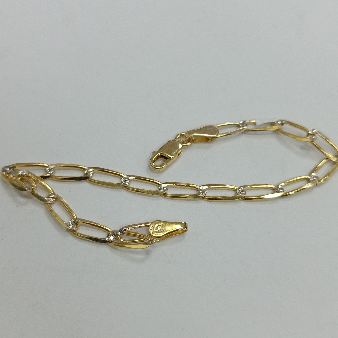 PULSERA TEJIDO ESLABONES 3.9G 18 CM (NUEVO)