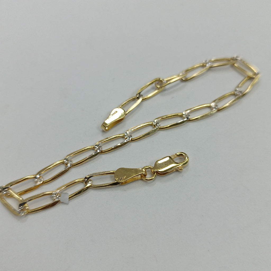 PULSERA TEJIDO ESLABONES 4G 18 CM (NUEVO)
