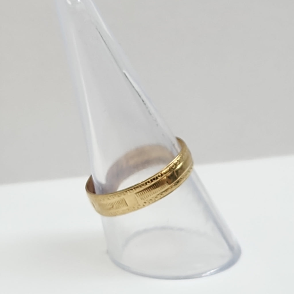 ARGOLLA ORO 10 K 1.4 GRMS (SEMINUEVO)