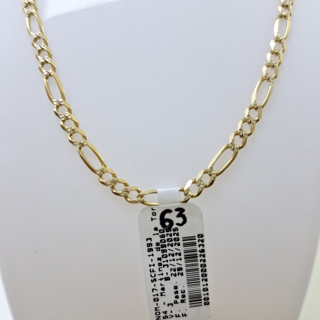 K1 14,90 GRMS 14 K ESPECIFICACIONES COMPLEMENTARIAS CADENA CARTIER (SEMINUEVO)