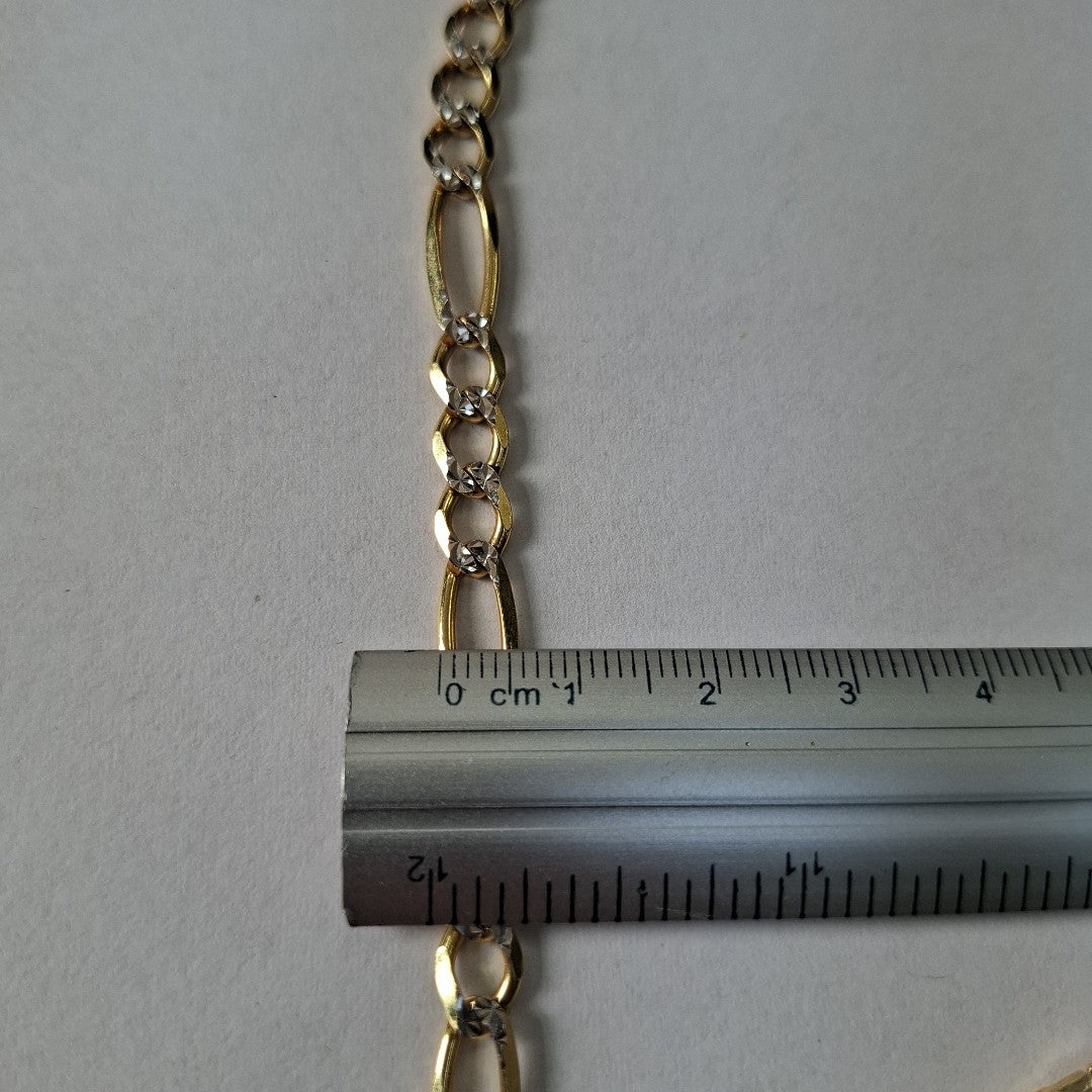 CADENAS CARTIER 3 1 DIAMANTADA ORO 14K 23.5 (NUEVO)