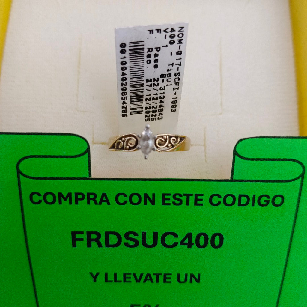 SOLITARIO ORO 14 K 2,20 GRMS (SEMINUEVO)