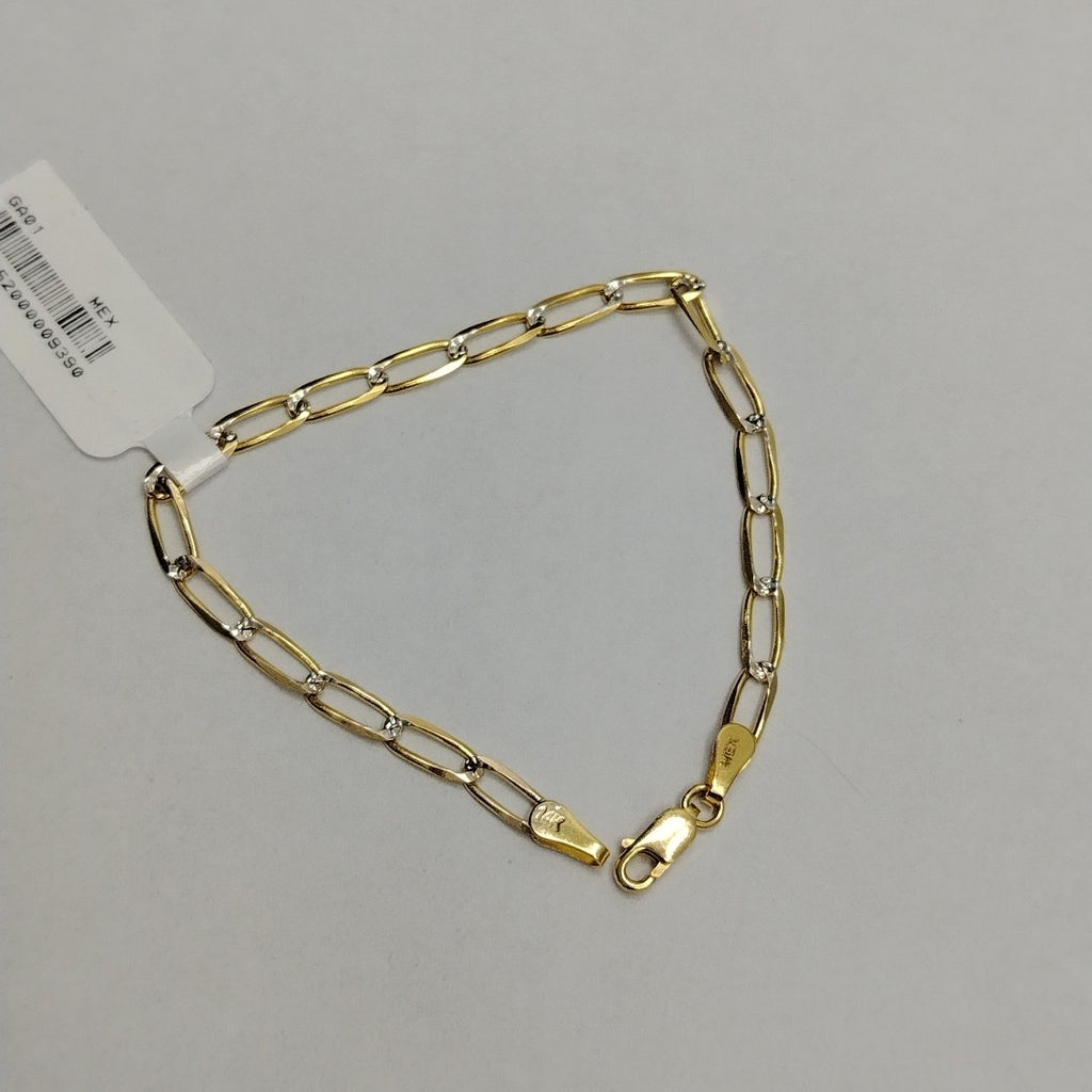 PULSERA TEJIDO ESLABONES 4G 21 CM (NUEVO)