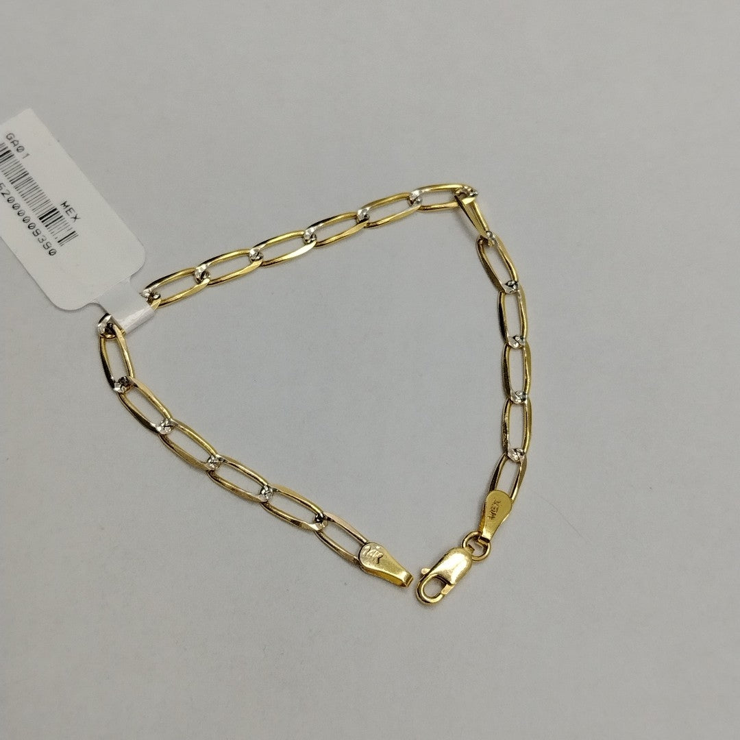 PULSERA TEJIDO ESLABONES 4G 21 CM (NUEVO)