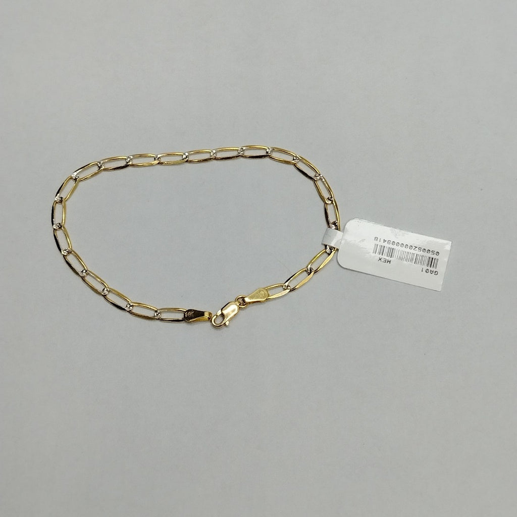 PULSERA TEJIDO ESLABONES 4.4G 21 CM (NUEVO)