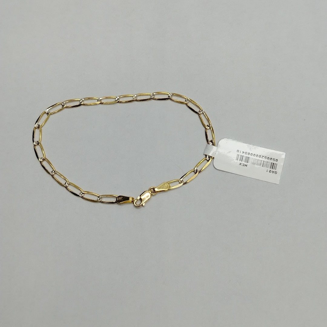 PULSERA TEJIDO ESLABONES 4.4G 21 CM (NUEVO)