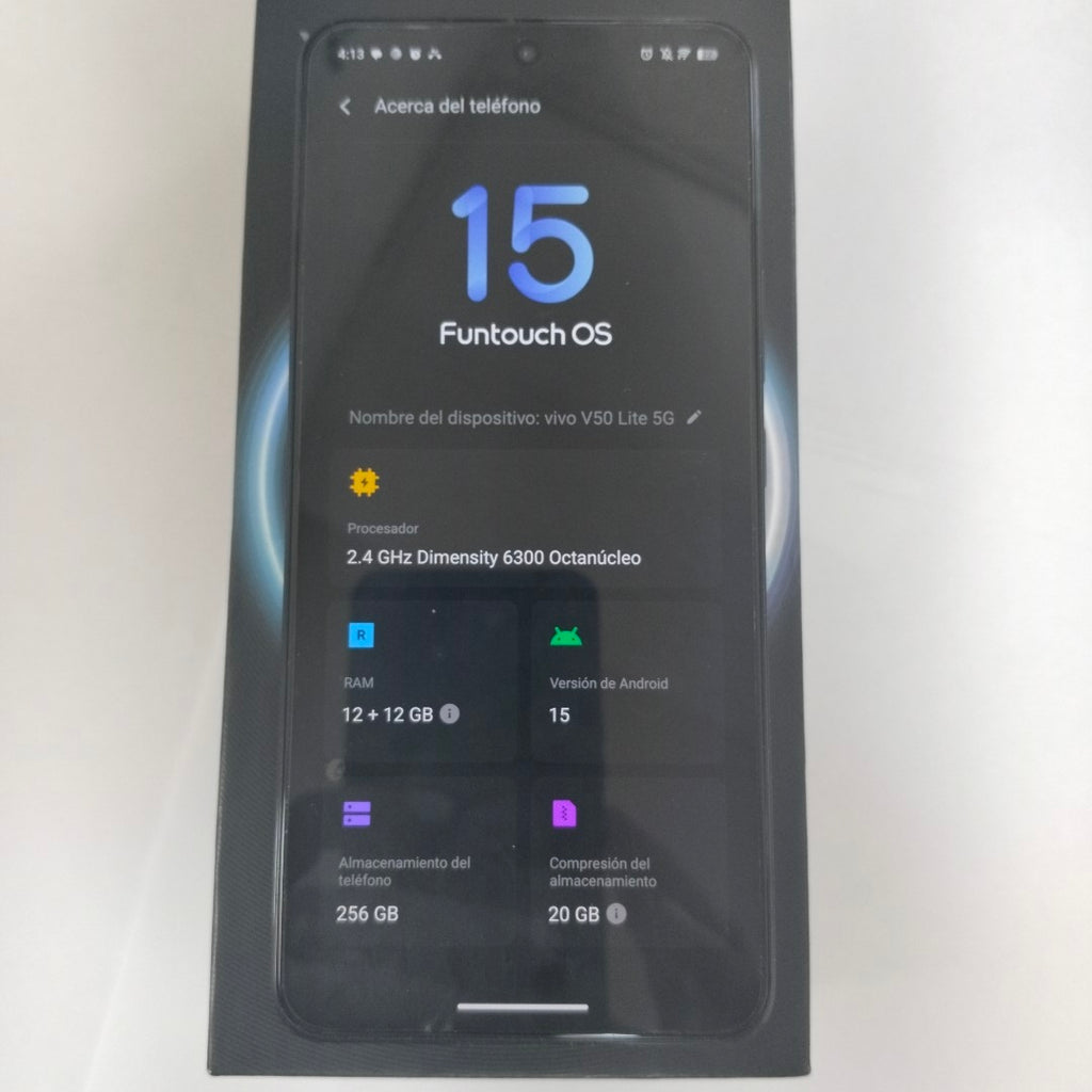 CELULAR VIVO V50 LITE 5G V2440 (2025) 256 GB 12 GB RAM (SEMINUEVO)