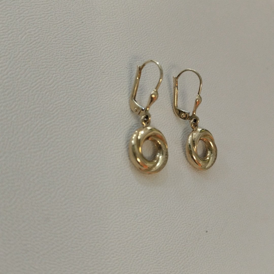 BROQUELES ORO 14K 2.6 (NUEVO)