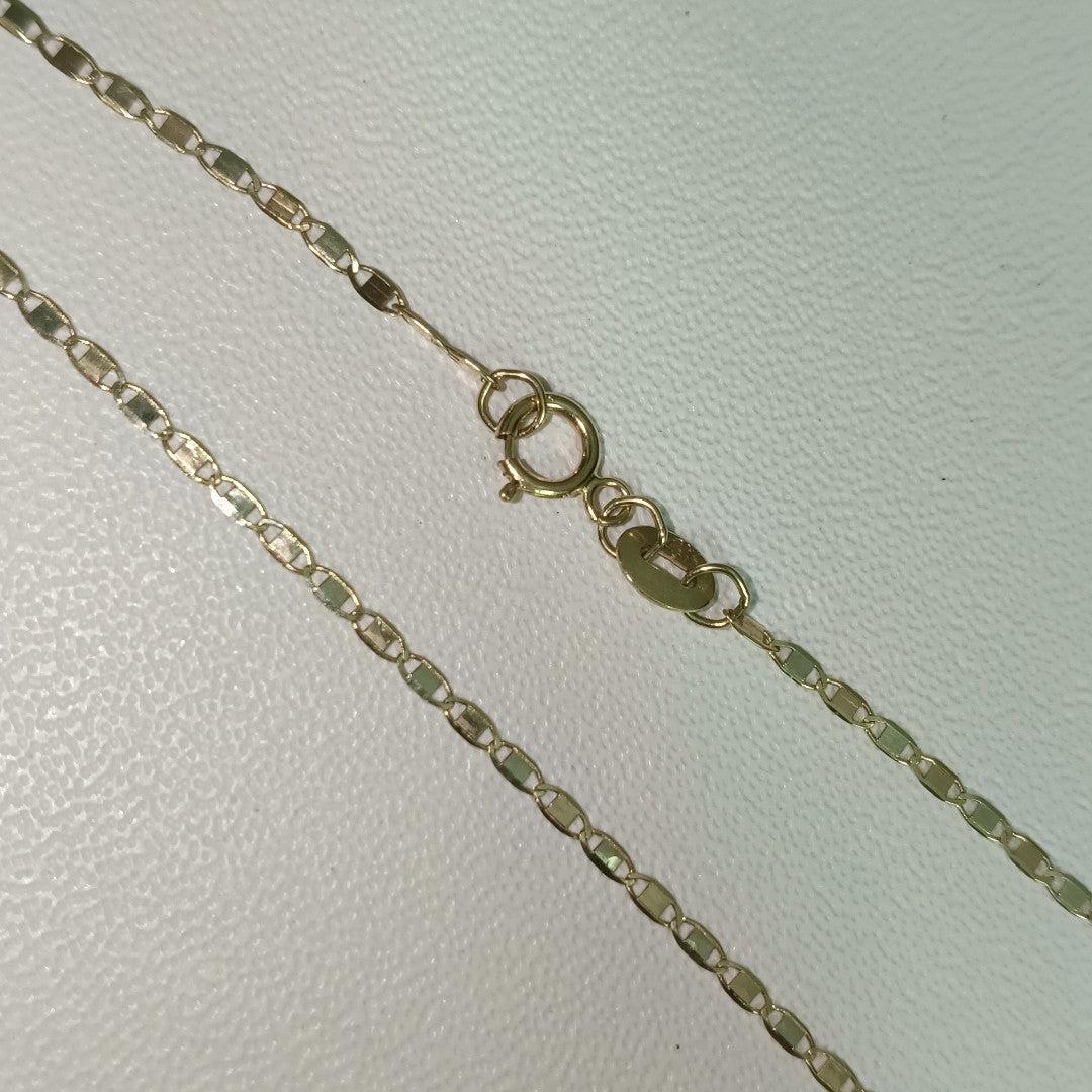 CADENA TEJIDO MARINERO 2.11GR 55 CM (NUEVO)