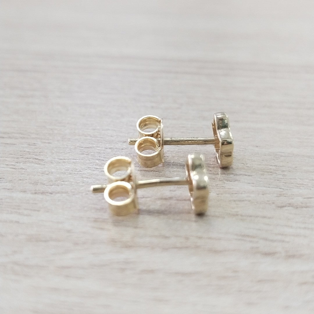 BROQUELES ORO 14K 1.1 (NUEVO)