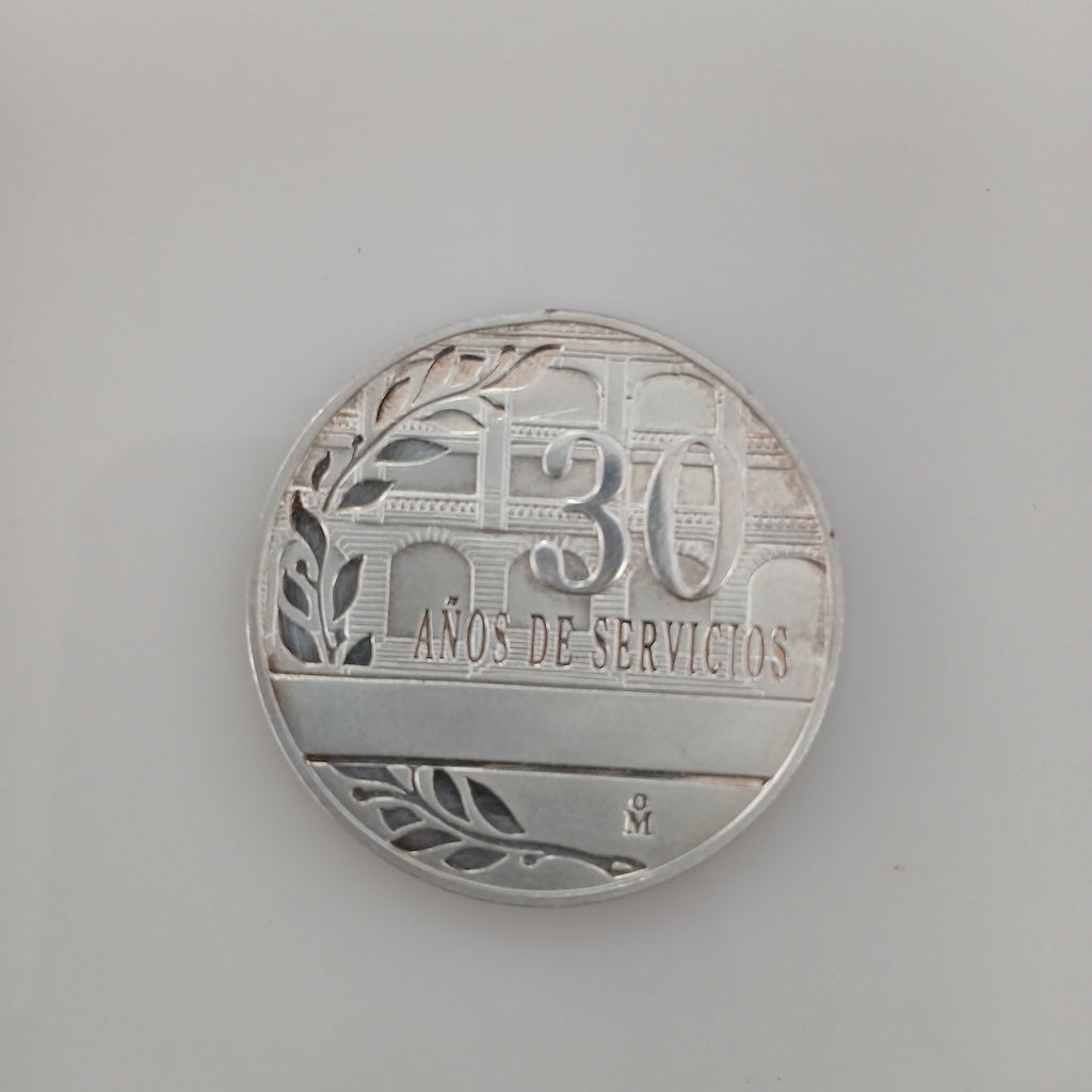 MEDALLA CONMEMORATIVA PLATA 31.3 GRMS (SEMINUEVO)