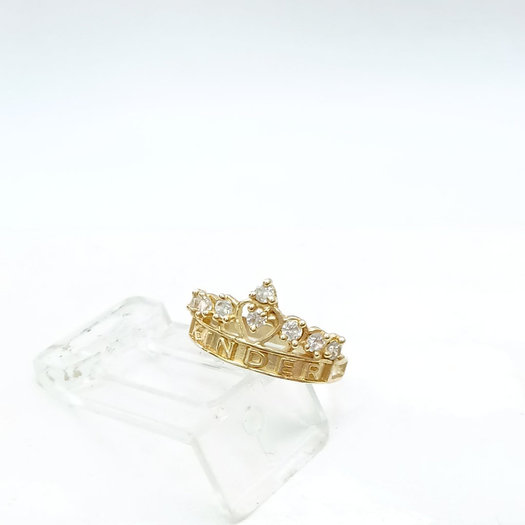 ANILLO DE GRADUACIÓN ORO 8 K 1.3 GRMS (SEMINUEVO)