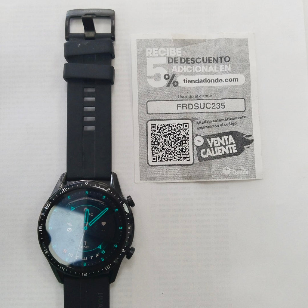 SMARTWATCH HUAWEI  WATCH GT 2 LTN-B19 46 MM GPS (SEMINUEVO)