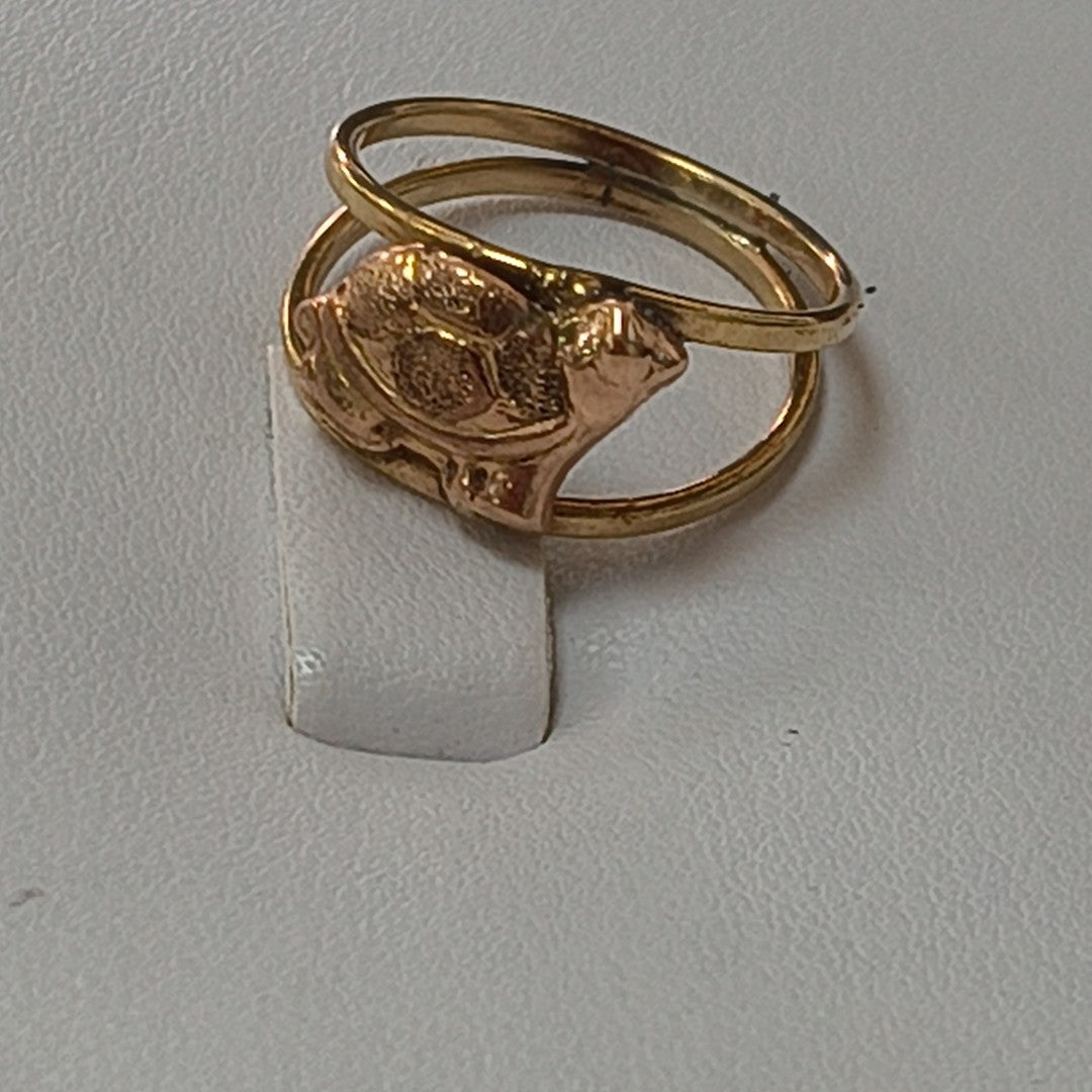 ANILLITO ORO, ORO MUY BAJO, ORO COMBINADO 8 K 2.2 GRMS (SEMINUEVO)