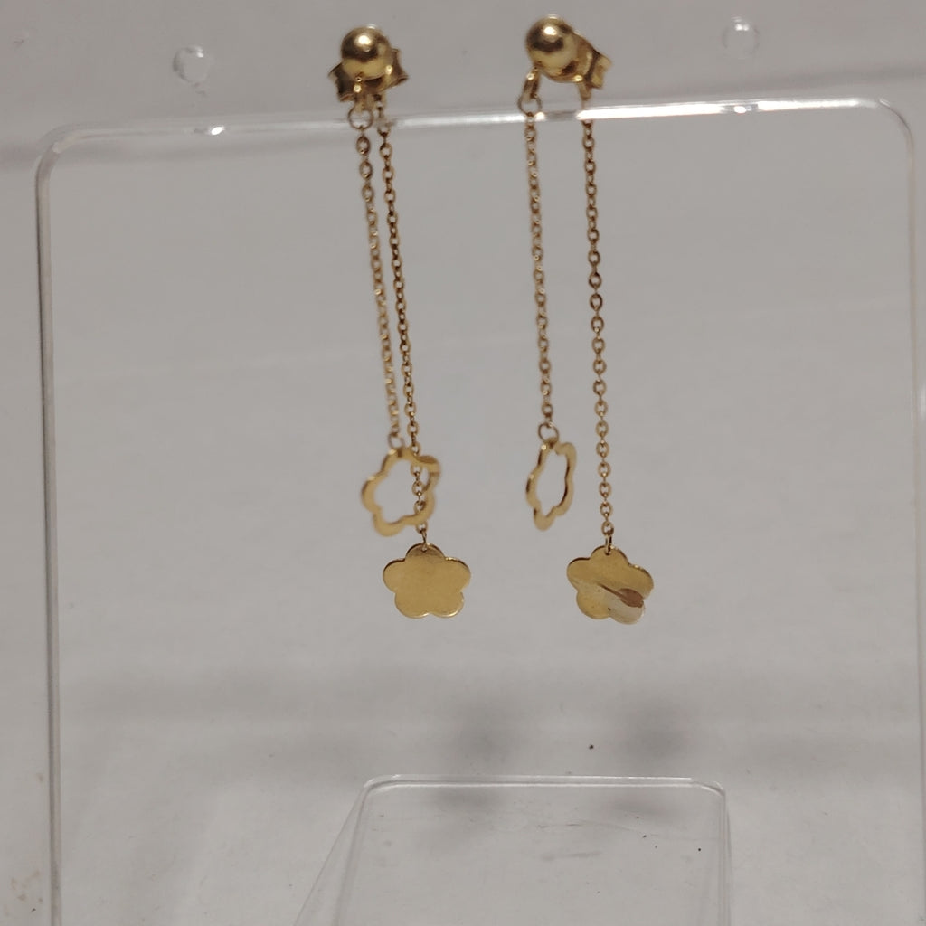 ARETES PAR ORO 14 K 1.7 GRMS (SEMINUEVO)