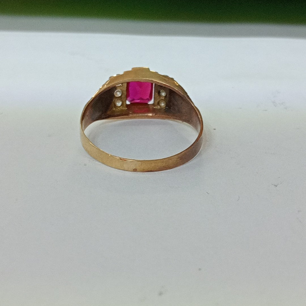 K1 2,80 GRMS 10 K ESPECIFICACIONES COMPLEMENTARIAS ANILLITO CON PIEDRA DE COLOR (SEMINUEVO)