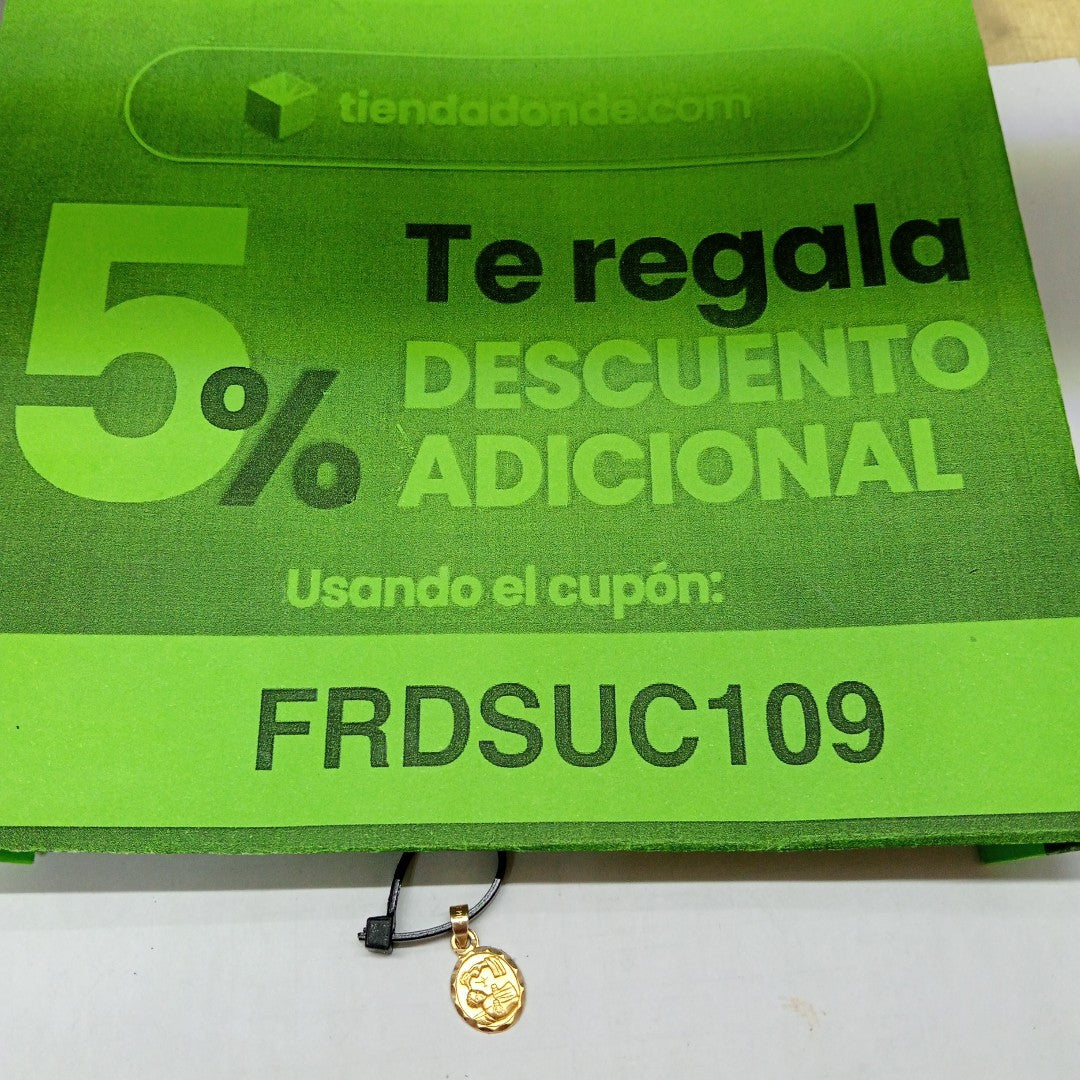 K1 1,00 GRMS 10 K ESPECIFICACIONES COMPLEMENTARIAS MEDALLA RELIGIOSA (SEMINUEVO)
