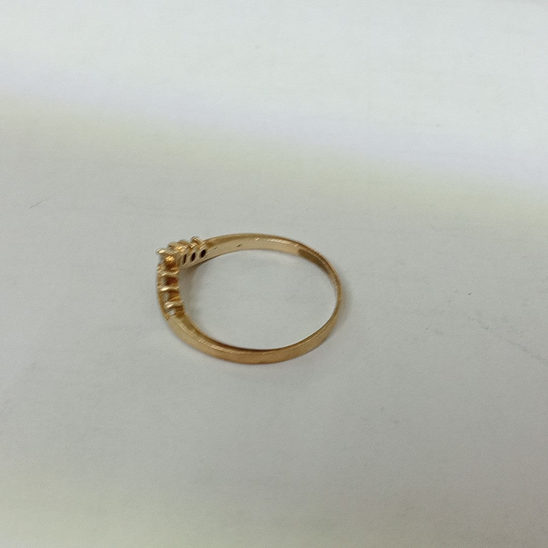 K1 1,30 GRMS 14 K ESPECIFICACIONES COMPLEMENTARIAS SOLITARIO CON PIEDRAS (SEMINUEVO)