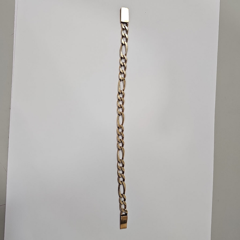 K1 18,90 GRMS 10 K ESPECIFICACIONES COMPLEMENTARIAS PULSERA DE TEJIDO DE ESLABO (SEMINUEVO)