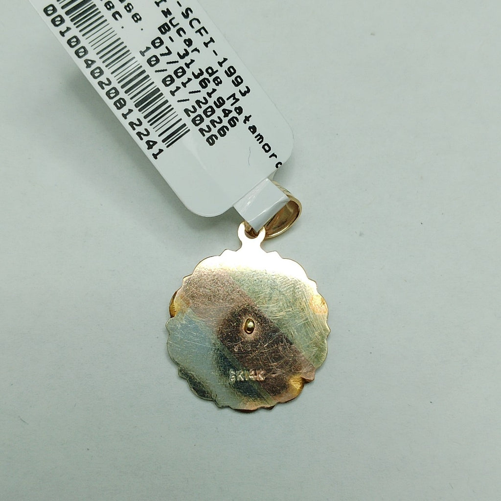 MEDALLA RELIGIOSA ORO 14 K 2.4 GRMS (SEMINUEVO)