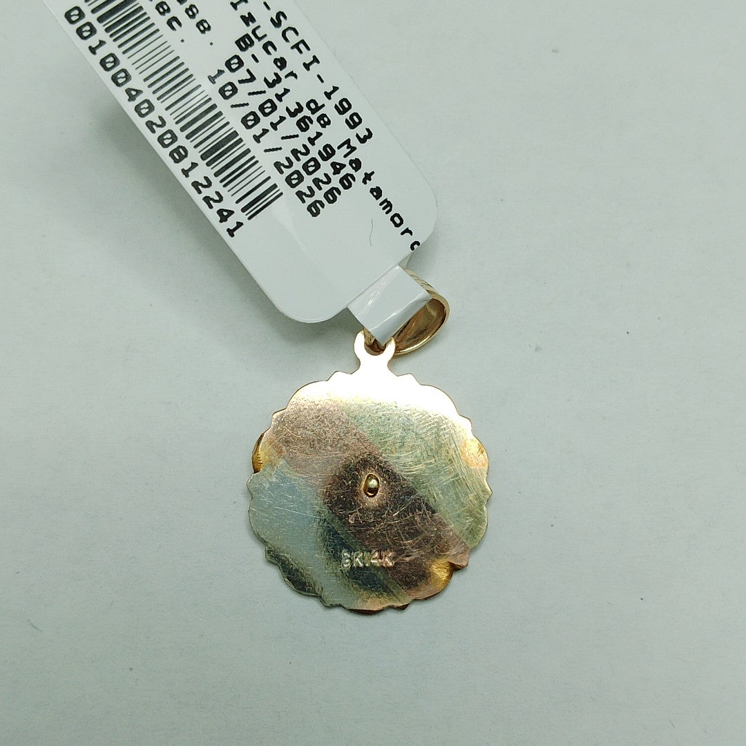 MEDALLA RELIGIOSA ORO 14 K 2.4 GRMS (SEMINUEVO)