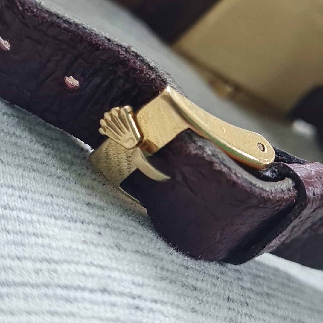 RELOJ CAJA Y PULSO ORO ORO 18 K 38.5 GRMS (SEMINUEVO)