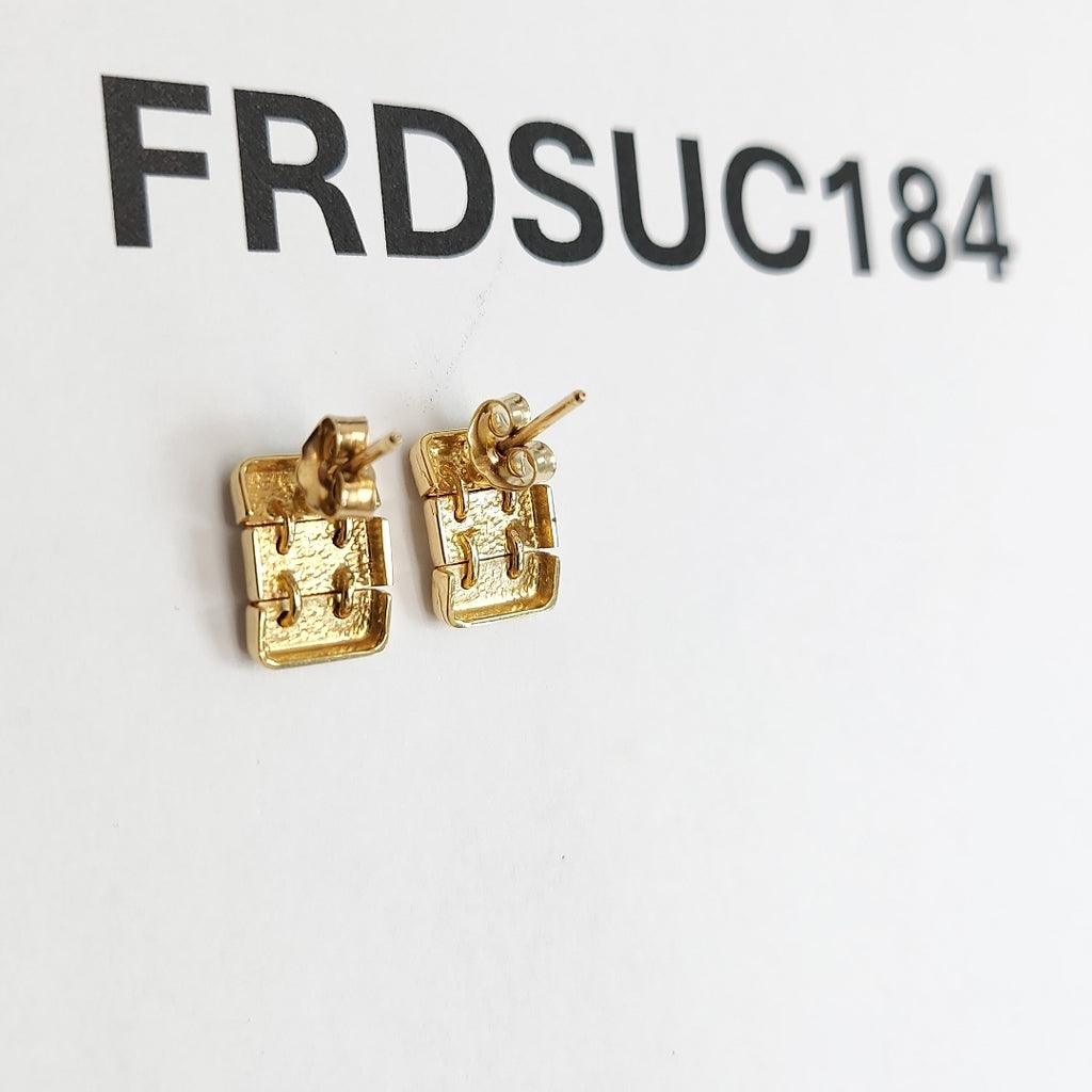 BROQUELES PAR ORO 14 K 3,40 GRMS (SEMINUEVO)