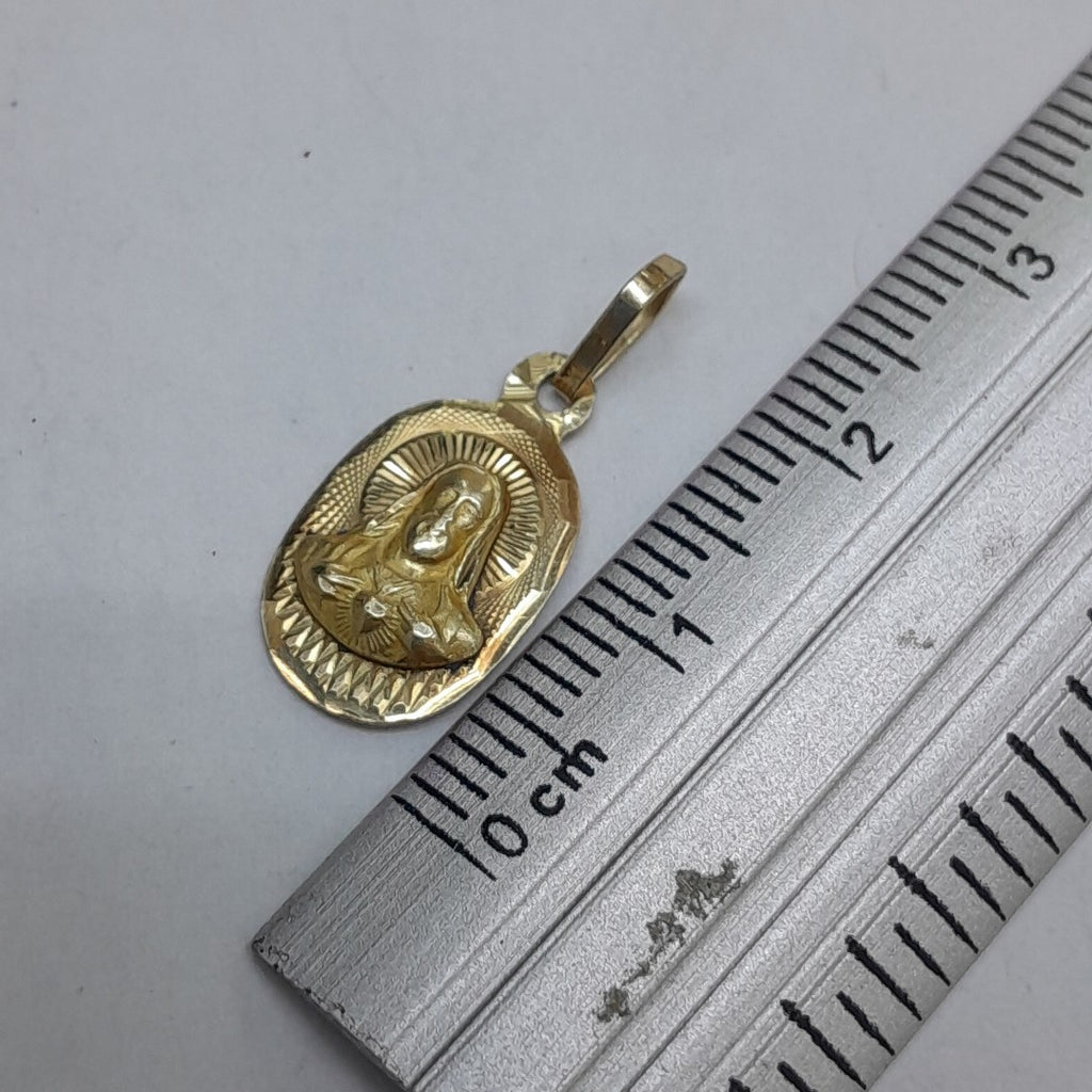 MEDALLA RELIGIOSA ORO 10 K 0.7 GRMS (SEMINUEVO)