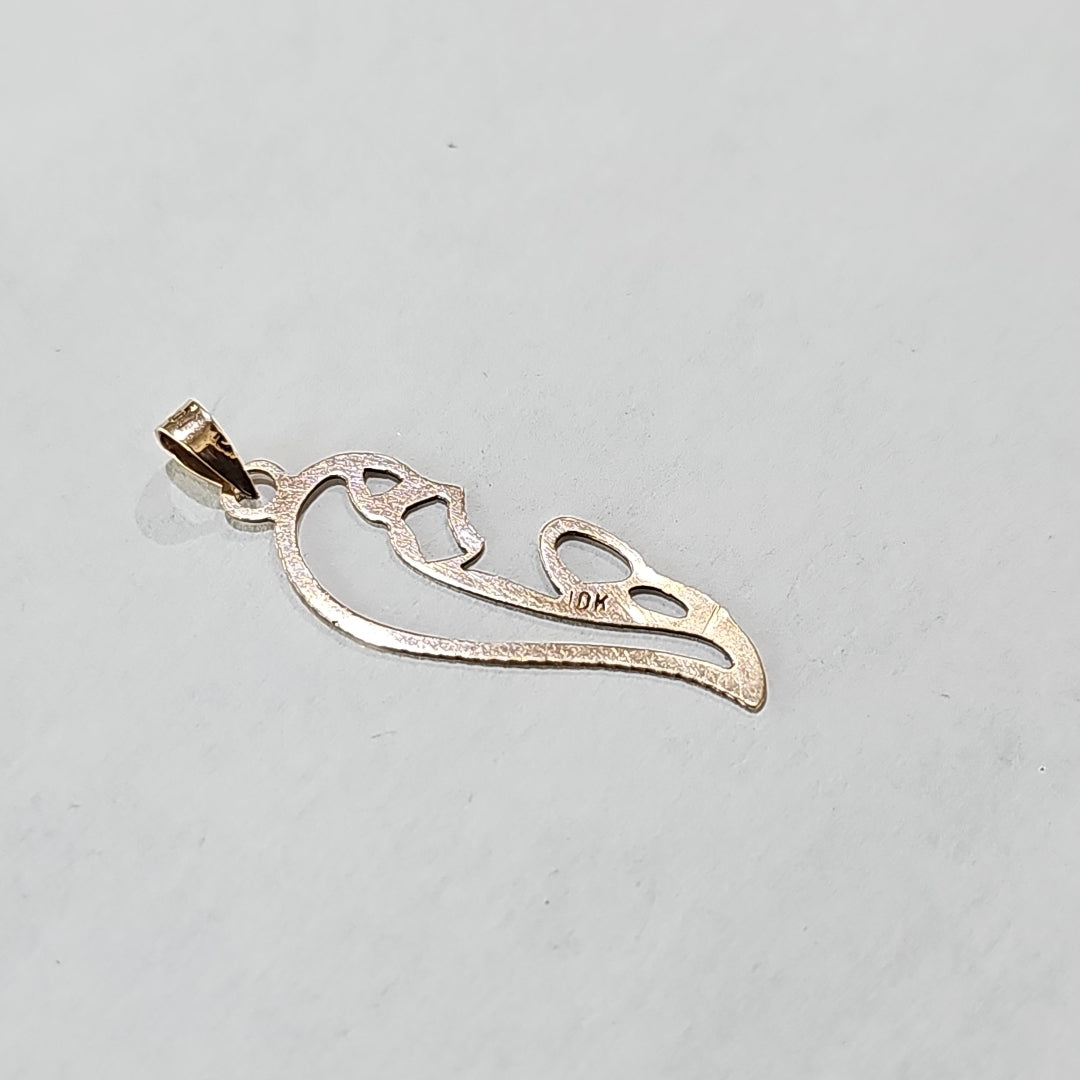 K1 0,50 GRMS 10 K ESPECIFICACIONES COMPLEMENTARIAS DIJE IMAGEN DE LA VIRGEN CON R (SEMINUEVO)