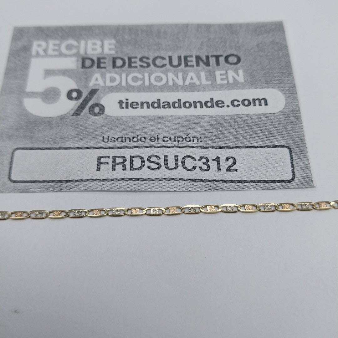 CADENA ORO 14 K 2.9 GRMS (SEMINUEVO)