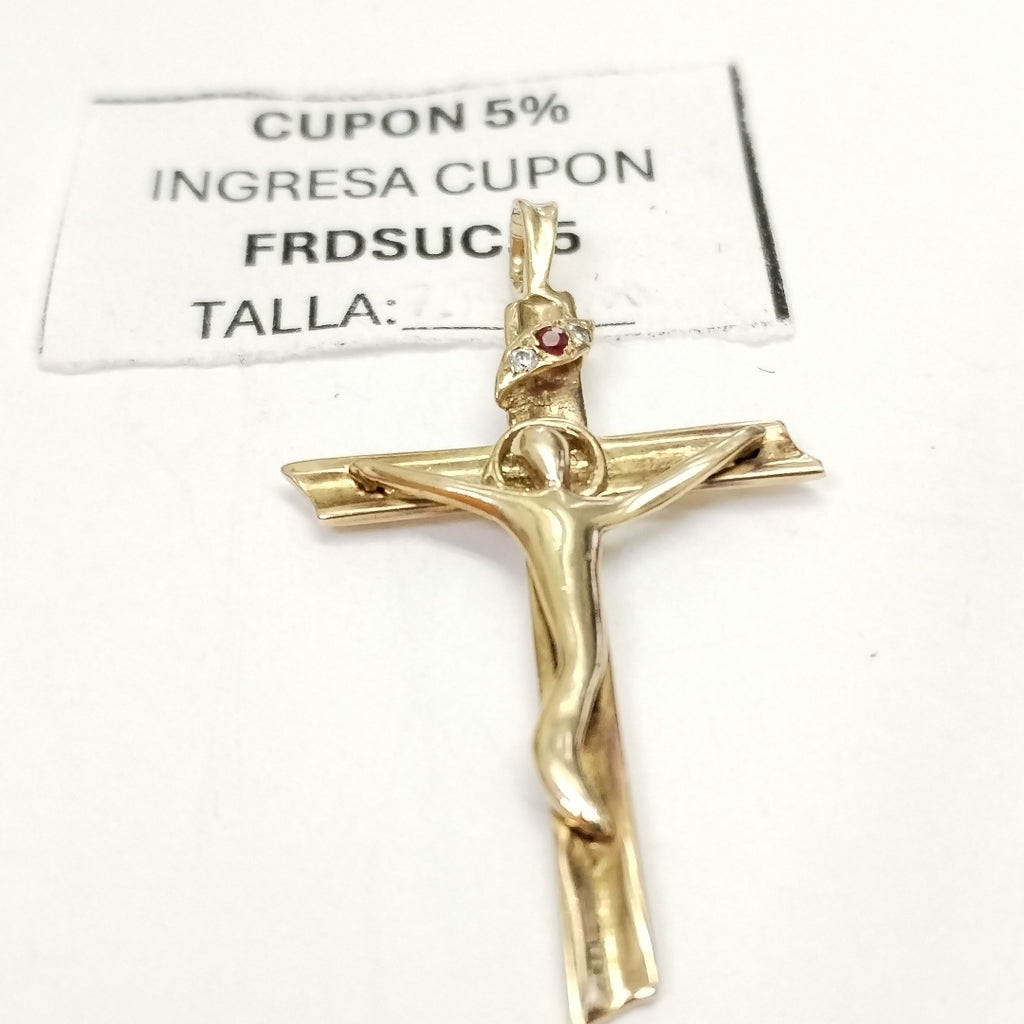 CRUCIFIJO ORO 10 K 3.1 GRMS (SEMINUEVO)