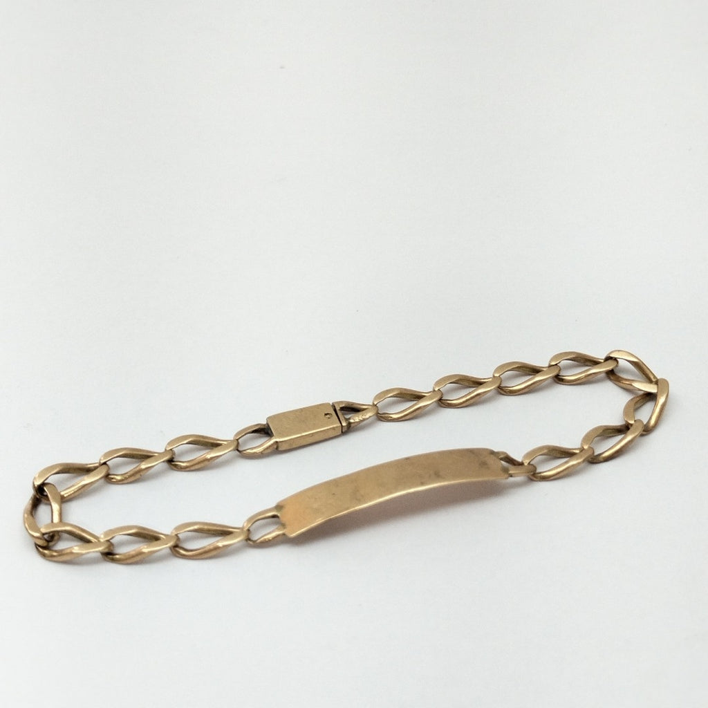 K1 7,20 GRMS 10 K ESPECIFICACIONES COMPLEMENTARIAS ESCLAVA TEJIDO ESLABONES (SEMINUEVO)