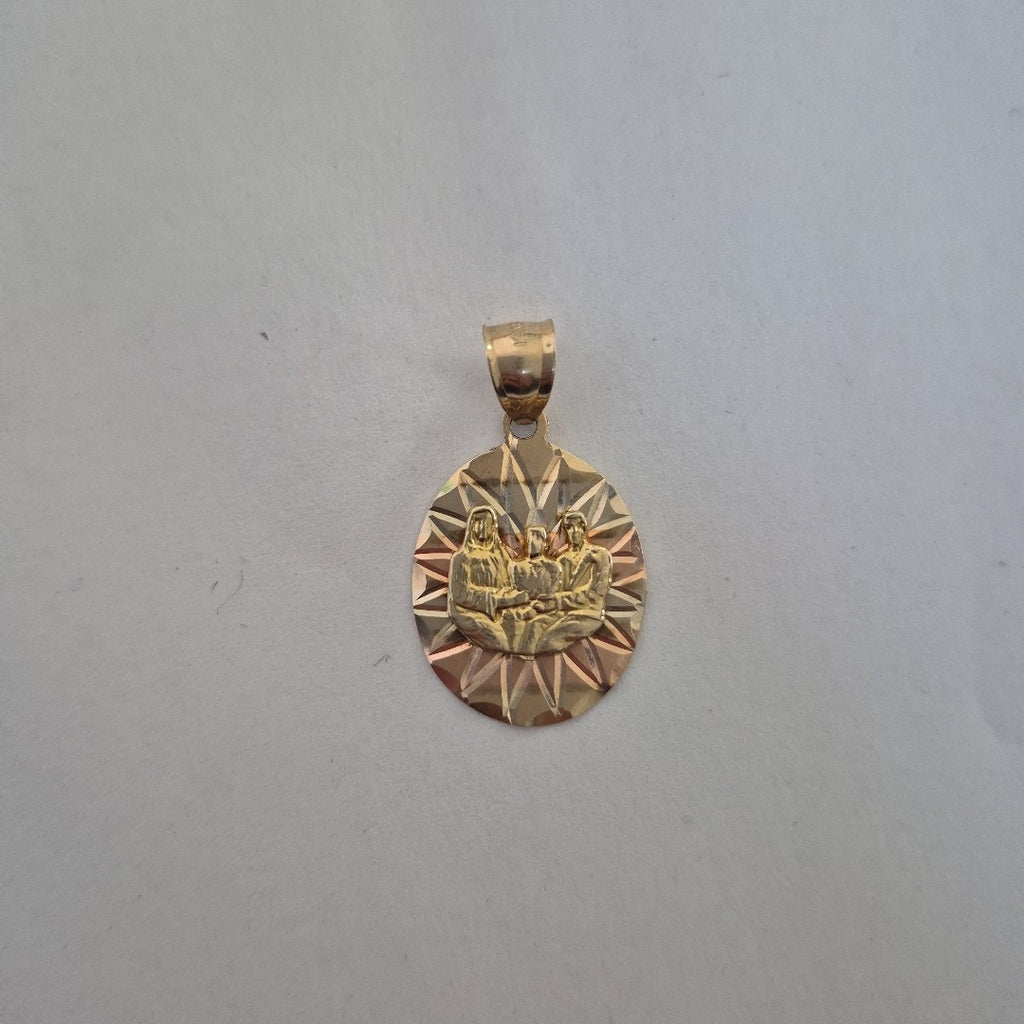 MEDALLA PERSONAL ORO 14 K 3.5 GRMS (SEMINUEVO)