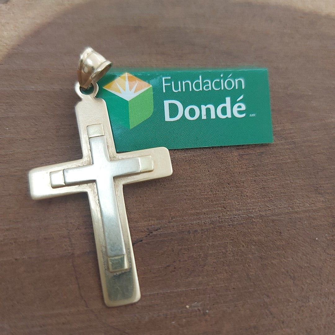 CRUZ,DIJE ORO 10 K 6,60 GRMS (SEMINUEVO)